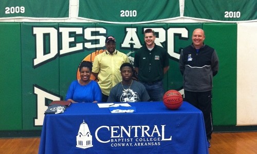 Senior from Des Arc Signs with the CBC Mustangs Men's Basketball Team