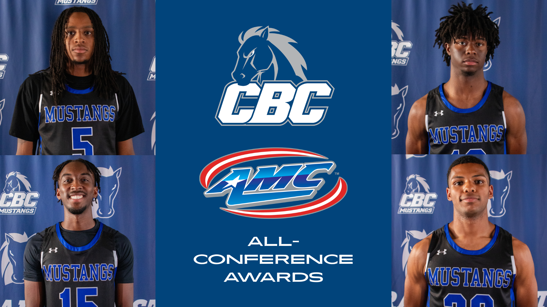 Three Mustangs Earn All-Conference Honors