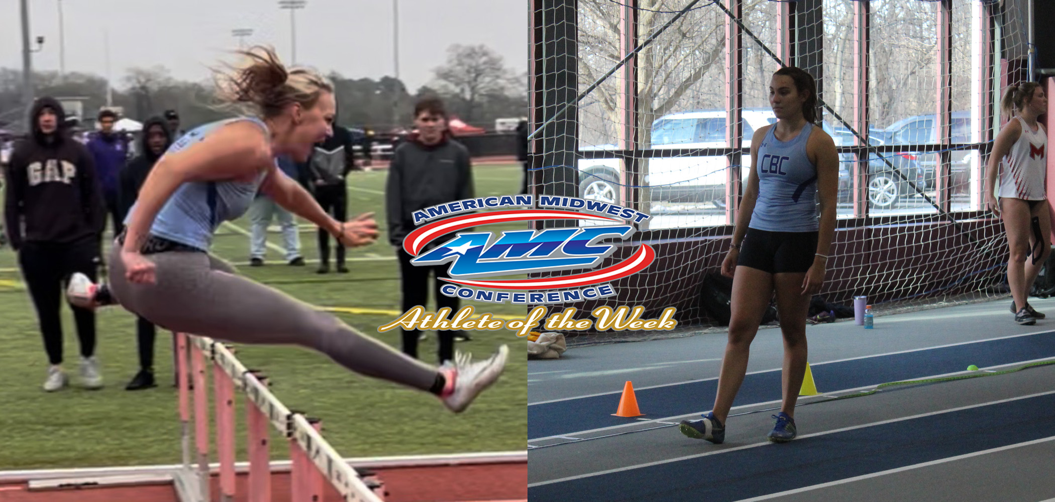 Gross-Mitchell and Swaim Sweep AMC Track & Field Weekly Awards